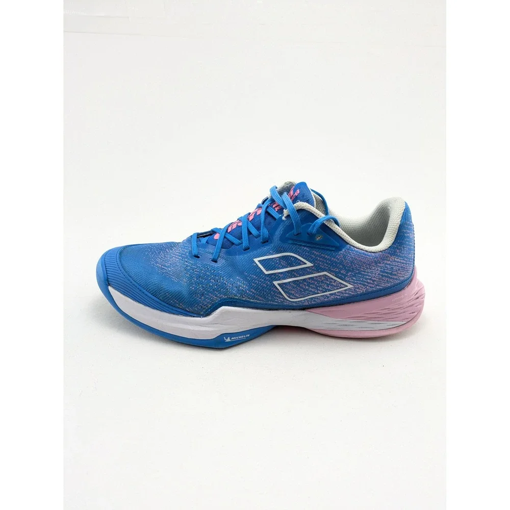 Womens Babolat Jet Mach 3 All Court Blue Pink Tennis Shoes 31S23630 Size‎ 9.5